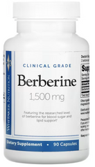 Берберин (Berberine), Whitaker Nutrition, 1500 мг, (500 мг в 1 капсуле), 90 капсул