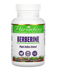 Берберин, Berberine, Paradise Herbs, 500 мг 180 капсул