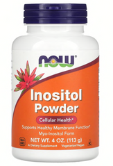 Інозітол, Inositol, Now Foods, порошок, 730 мг, 113 г.