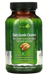 Мягкое очищение организма, Daily Gentle Cleanse, Irwin Naturals, 60 гелевых капсул