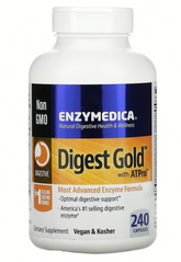 Ферменти для травлення, Digest Gold with ATPro, Enzymedica, 240 капсул