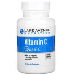 Вітамін С, Quali-C, Lake Avenue Nutrition, 1000 мг, 60 рослинних капсул