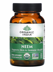 Ним, Neem, Organic India, органик, 90 вегетарианских капсул