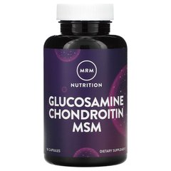 Для суставов и связок, Glucosamine Chondroitin MSM, MRM, 90 капсул