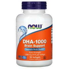Риб'ячий жир, Омега 3, DHA-1000, Now Foods, 1000 мг, 90 капсул