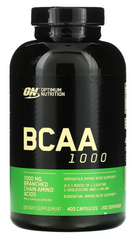 Аминокислоты ВСАА, Optimum Nutrition, 1000 мг, 400 капсул
