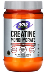 Креатин, Creatine Monohydrate, NOW Foods, Sports, 600 г