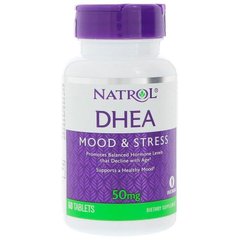 Дегидроэпиандростерон, DHEA, Natrol, 50 мг, 60 таблеток