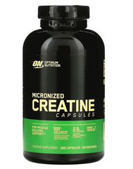 Креатин (Creatine), Optimum Nutrition, микронизированный, 1250 мг 200 капсул
