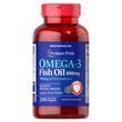 Омега-3 риб'ячий жир, Omega-3 Fish Oil, Puritan's Pride, 1000 мг, 300 мг активного, 250 гелевих капсул