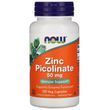 Пиколинат цинка, Zinc Picolinate, Now Foods, 50 мг, 120 растительных капсул