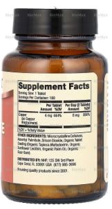 Бісгліцинат міді, Dr. Mercola, 8 мг, 180 таблеток