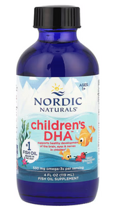 Омега 3 для дітей, Children's DHA, Nordic Naturals, полуниця, 119 мл