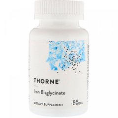 Железо бисглицинат, Iron Bisglycinate, Thorne Research, 25 мг 60 капсул