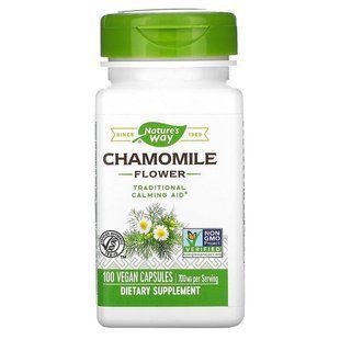 Ромашка (квіти), Chamomile Flower, Nature's Way, 700 мг, 100 веганських капсул (350 мг у капсулі)