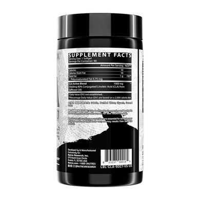 Кон'югована лінолева кислота, CLA 1000 (Lipo-6 CLA), Nutrex, 1000 мг, 90 гелевих капсул