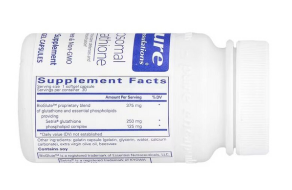 Ліпосомальний глутатіон (Liposomal Glutathione) 375 мг 30 капсул