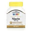 Ниацин (витамин B3), Prolonged Release Niacin, 21st Century, пролонгированного высвобождения, 500 мг, 100 таблеток