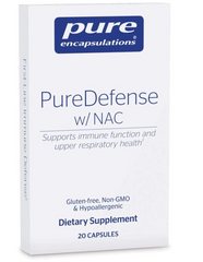 Підтримка імунітету і здоров'я дихальних шляхів, PureDefense with NAC, Pure Encapsulations, 20 капсул
