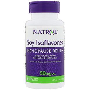 Соевые изофлавоны, Soy Isoflavones, Natrol, 60 капсул