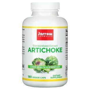 Артишок, Artichoke, Jarrow Formulas, 500 мг, 180 капсул