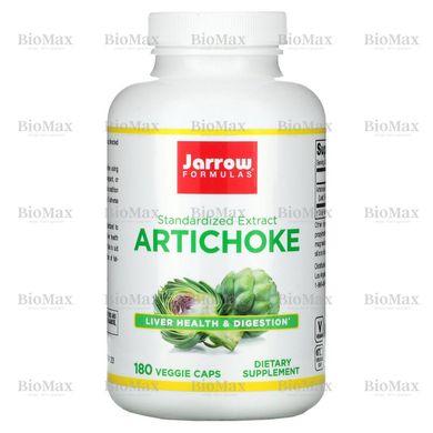 Артишок, Artichoke, Jarrow Formulas, 500 мг, 180 капсул