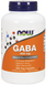 ГАМК природній заспокійливий ефект, GABA, Now Foods, 500 мг, 200 капсул