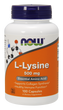 Лизин, L-Lysine, Now Foods, 500 мг, 100 капсул