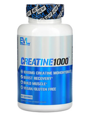 Креатин моногидрат (Creatine1000), EVLution Nutrition, 500 мг 120 капсул, Креатин моногидрат (Creatine1000), EVLution Nutrition, 500 мг 120 капсул