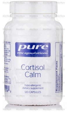 Кортизол, Cortisol Calm, Pure Encapsulations, для підтримки здорового рівня, 120 капсул