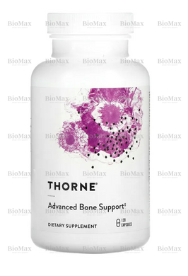 Комплекс для підтримки кісток, Advanced bone support, Thorne, 120 капсул