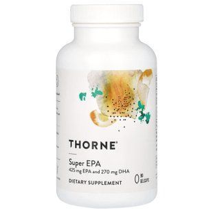 Концентрат Омега-3, Super EPA, Thorne, 90 гелевих капсул