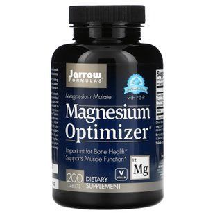 Оптимизатор магния, Magnesium Optimizer, Jarrow Formulas, 100 мг, 200 таблеток