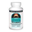 Вітамін Е (D-альфа-токоферилсукцинат), Vitamin E, Source Naturals, 400 МО, 100 таблеток