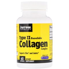 Коллаген комплекс II типа, Type II Collagen, Jarrow Formulas, 500 мг, 60 капсул