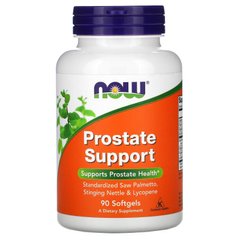 Поддержка простаты, Prostate Support, Now Foods, 90 желатиновых капсул