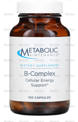 Комплекс вітамінів групи В (фосфорілірованний), Metabolic Maintenance, 100 капсул