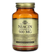 Ниацин витамин B3, Niacin (Vitamin B3), Solgar, 500 мг, 100 вегетарианских капсул