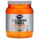 Глютамін в порошку, L-Glutamine Powder, Now Foods, 1000 г