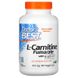 L-карнітин фумарат, L-Carnitine Fumarate with Biosint, Doctor's Best, 855 мг, 180 капсул