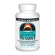 Вітамін Е (D-альфа-токоферилсукцинат), Vitamin E, Source Naturals, 400 МО, 50 таблеток
