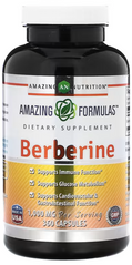 Берберін, Amazing Nutrition, 1000 мг (500 мг в 1 капсулі), 360 капсул