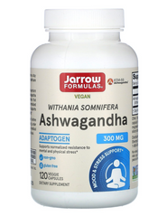 Ашваганда, Ashwagandha, Jarrow Formulas, 300 мг, 120 капсул