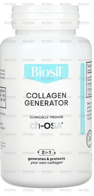 Колаген активатор BioSil, Collagen Generator, Natural Factors, 120 капсул