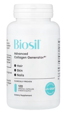 Коллаген активатор BioSil, Collagen Generator, Natural Factors, 120 капсул