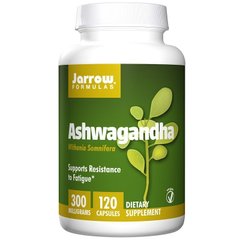 Ашваганда, Ashwagandha, Jarrow Formulas, 300 мг, 120 капсул