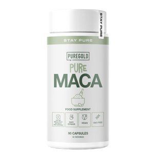 Мака перуанська, Pure Maca, Pure Gold, 200 мг, 90 веганських капсул