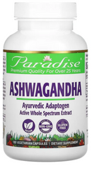 Ашваганда, Paradise Herbs, 180 капсул