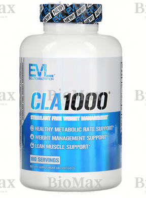Жиросжигатель без стимуляторов, CLA1000, VLution Nutrition, 180 капсул