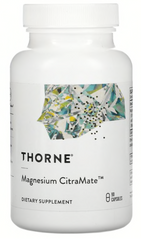 Цитрамат магния, Magnesium Citramate, Thorne Research, 135 мг, 90 капсул